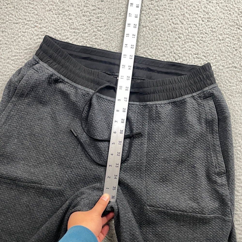 Lululemon Pants Mens XL Gray At Ease Jogger Textured Heathered Training - Picture 8 of 10